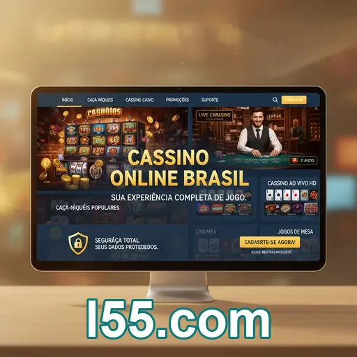 Imagem de l55.com Cadastre-se: cadastro com acesso seguro